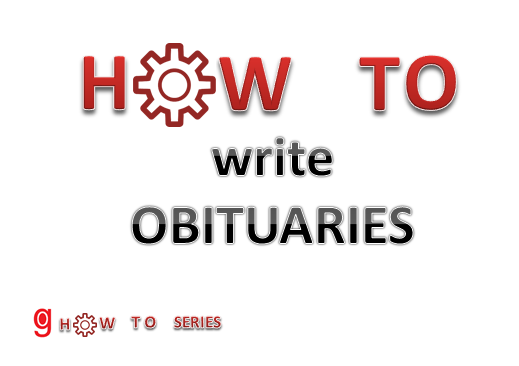 How to write Obituaries